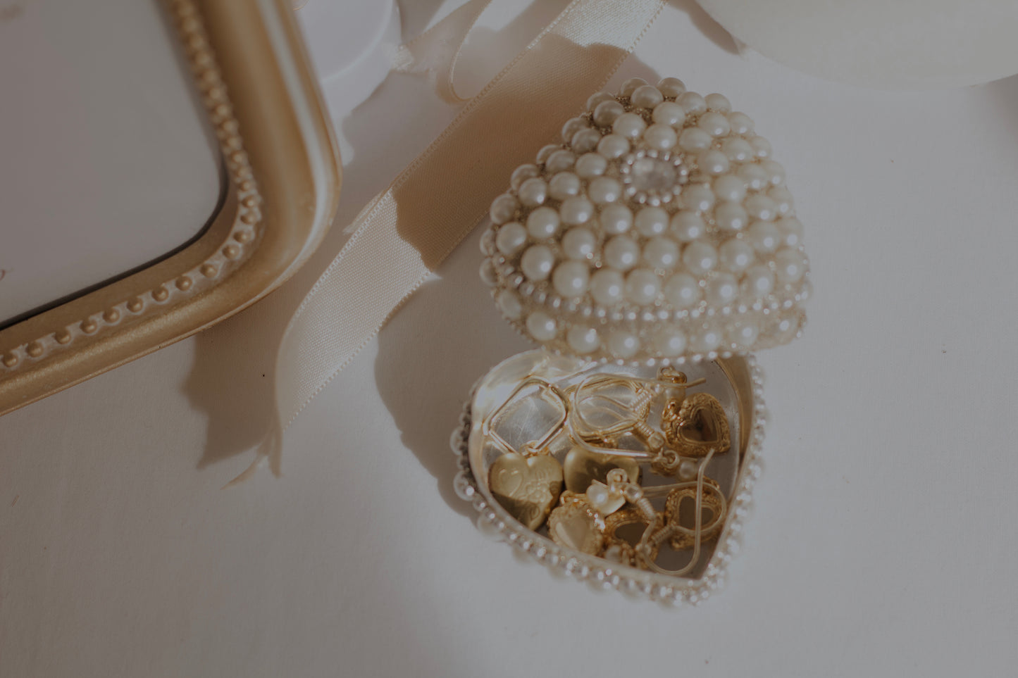 antique locket huggies