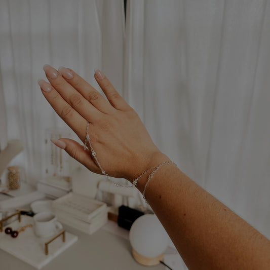 make a wish ring hand chain